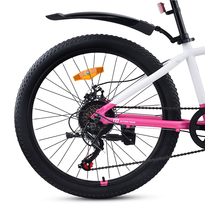 Велосипед 24" Rocket Vela alloy Pro, цвет розовый, размер 13"