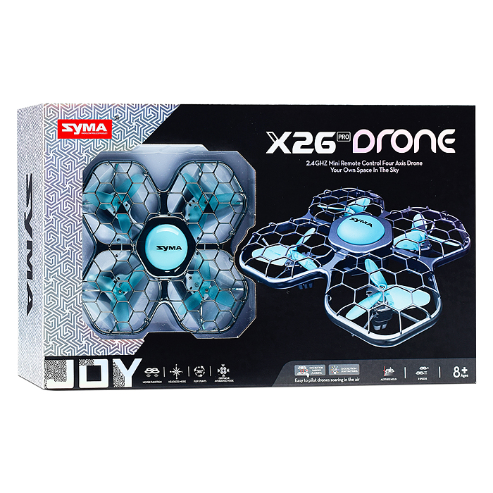 Квадрокоптер X26PRO "Кобра" р/у, 27 MHz, в коробке
