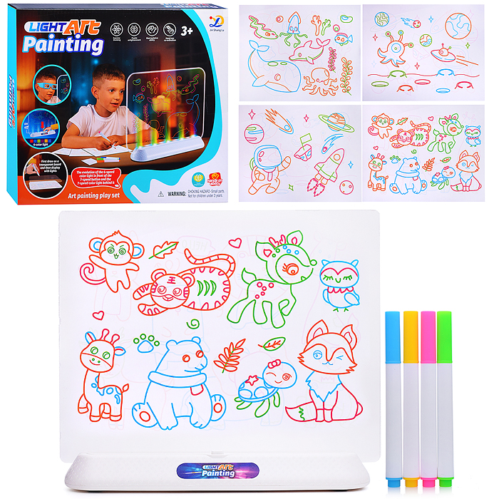 Доска для рисования 665 "Волшебство света" в коробке