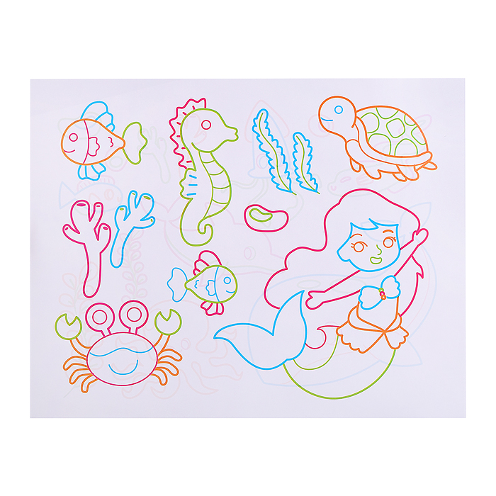 Доска для рисования 665 "Волшебство света" в коробке