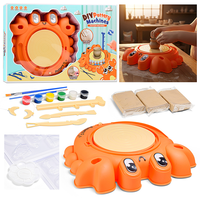 Набор творческая мастерская ZY112 "Глина и творчество" в коробке