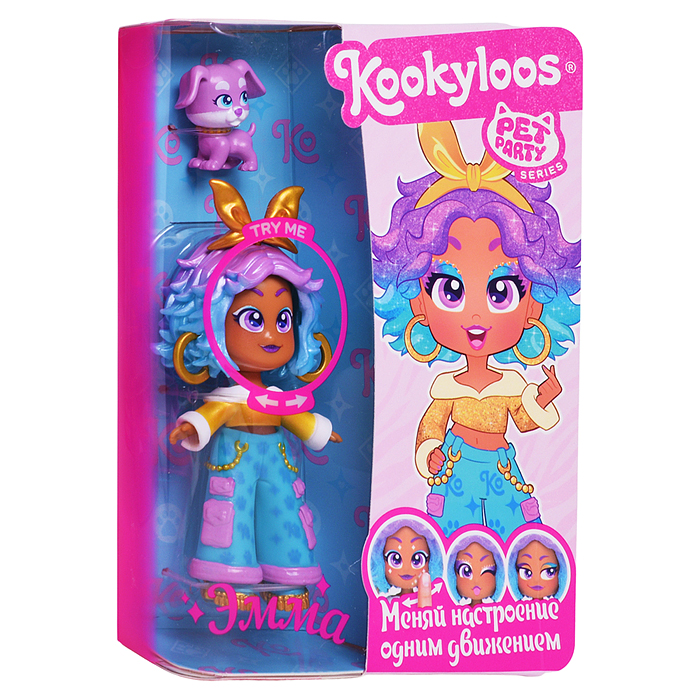 Игровой набор кукла Pets Party. Кукла Emma и питомец