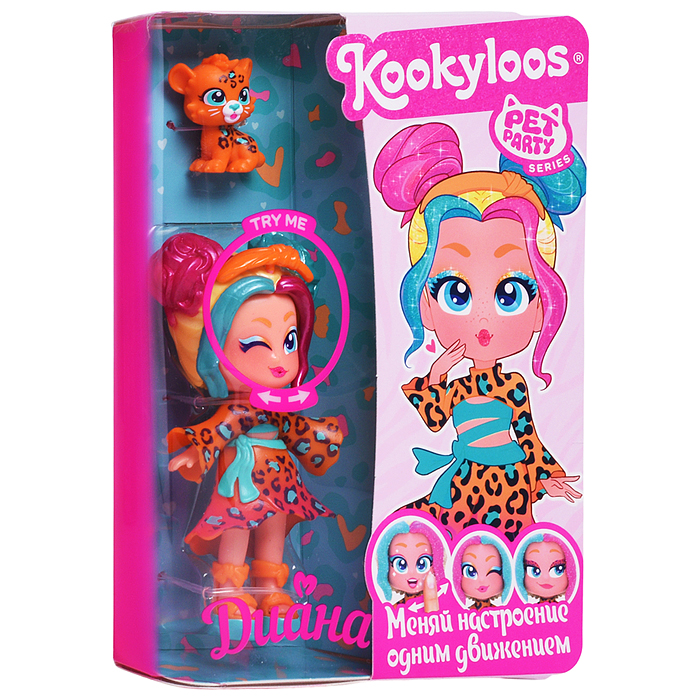 Игровой набор кукла Pets Party. Кукла Diana и питомец