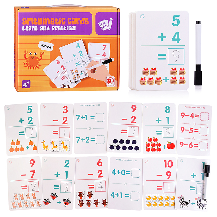 Логическая игра-пазл 88640 "Арифметика" пиши-стирай, в коробке