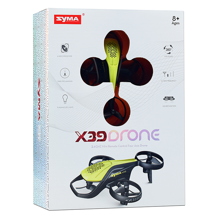 Квадрокоптер X39 "Ястреб" р/у, 27 MHz, в коробке