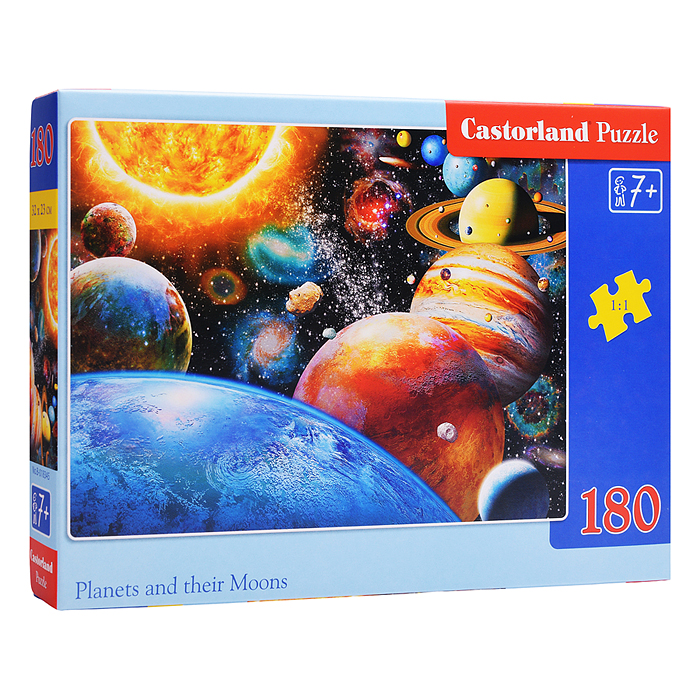 Фото к товару Пазлы 180 "Планеты" Пазлы 180 "Планеты"