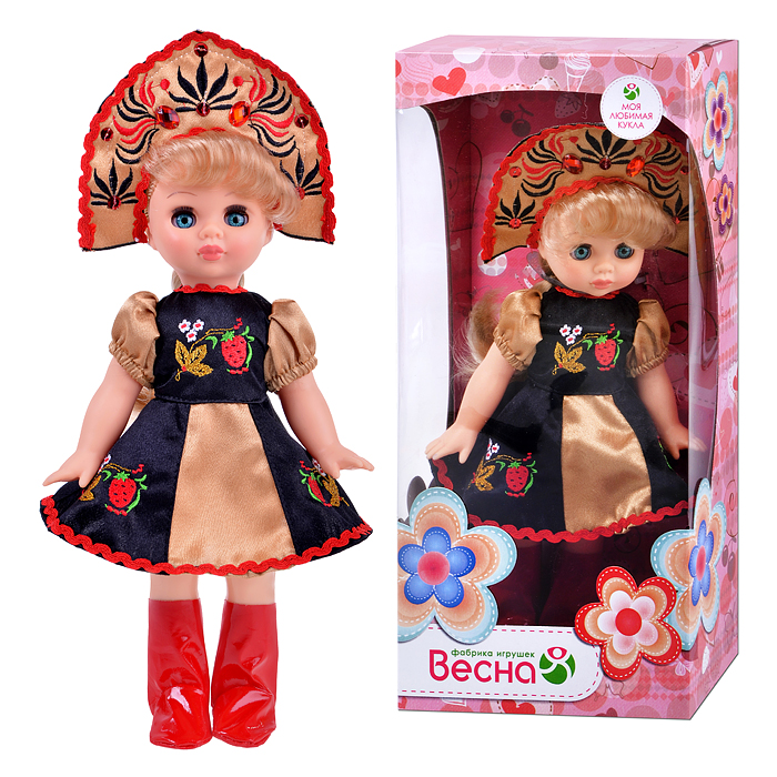 Кукла Эля Хохломская красавица Кукла Эля Хохломская красавица