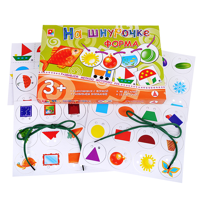 Настольная игра Форма. Игры на шнурочке Настольная игра Форма. Игры на шнурочке
