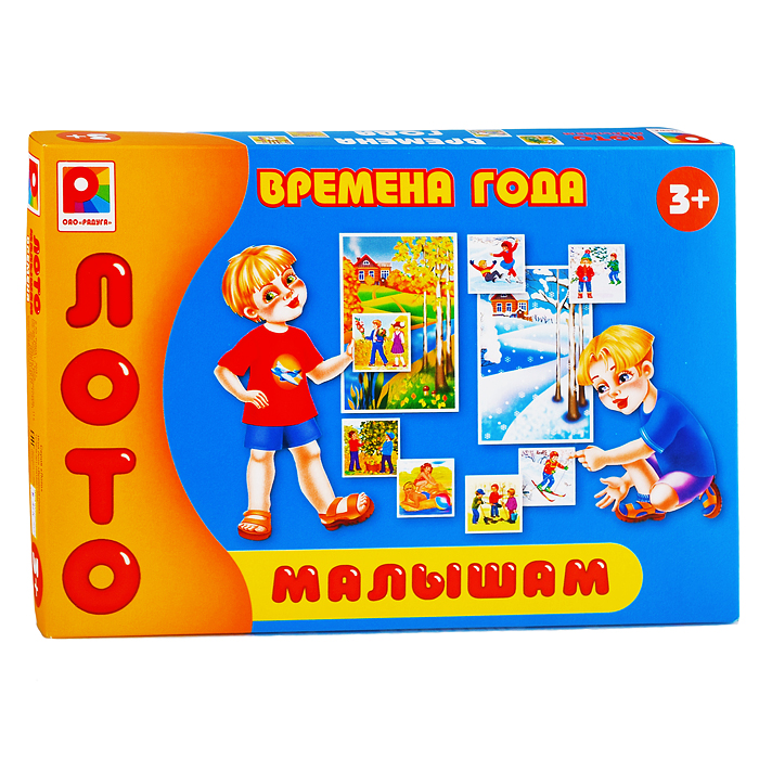 Фото к товару Лото малышам. Времена года Лото малышам. Времена года
