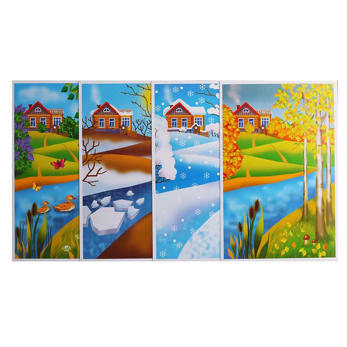 Фото к товару Лото малышам. Времена года Лото малышам. Времена года