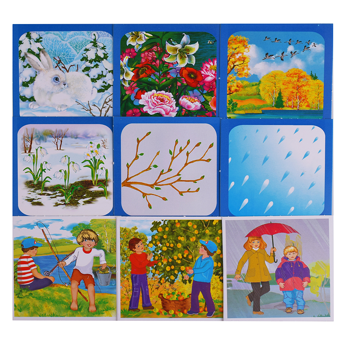 Фото к товару Лото малышам. Времена года Лото малышам. Времена года