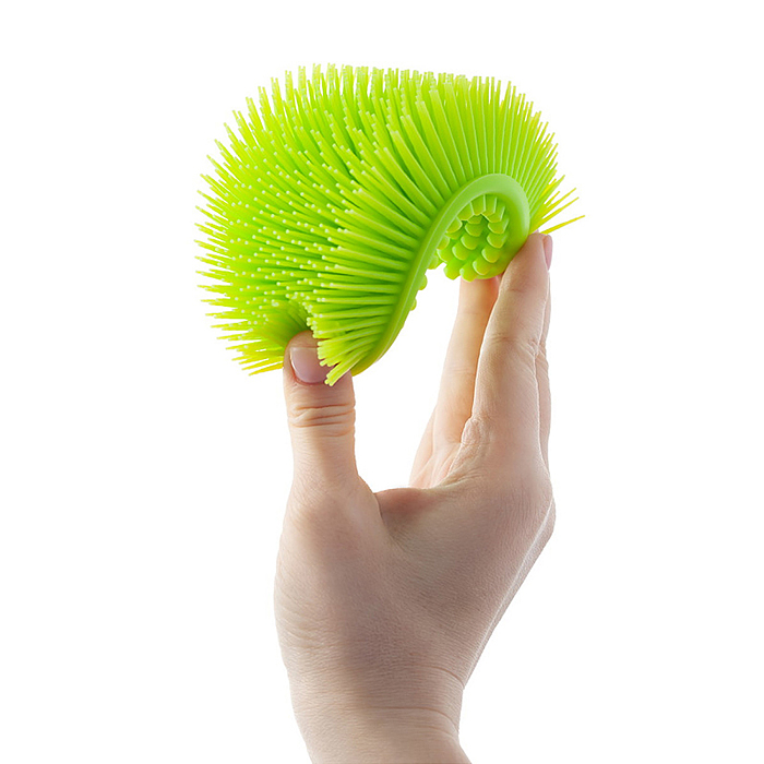 Фото к товару Губка для тела силиконовая овал, салатовая Губка для тела силиконовая овал, салатовая