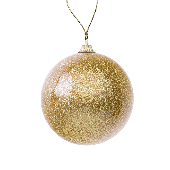 Набор елочных шаров S1800 (6см*6шт) золото в пакете 