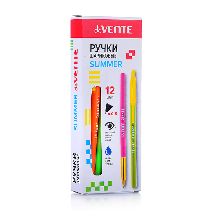 Фото к товару Ручка шариковая "Summer" d=0,5 мм, неоновый корпус с полупрозрачным держателем, разборный к Ручка шариковая "Summer" d=0,5 мм, неоновый корпус с полупрозрачным держателем, разборный к