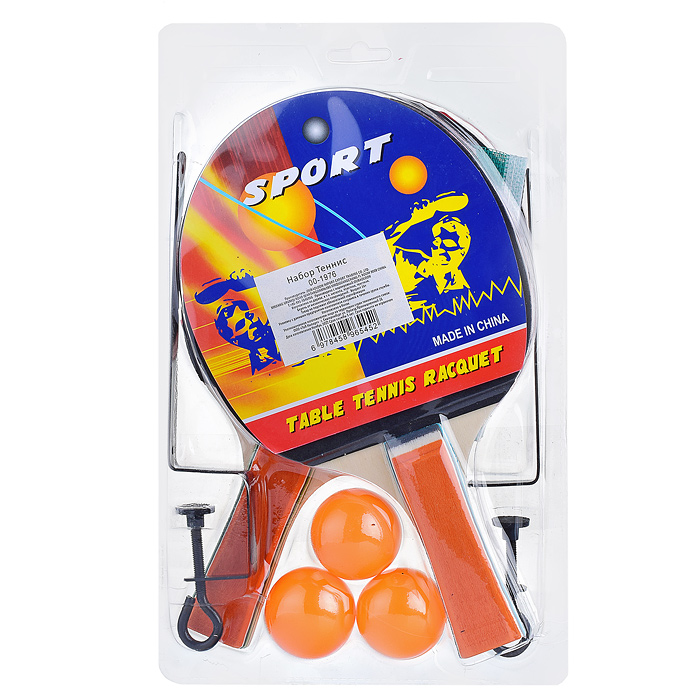 Набор для настольного тенниса 00-1976 на листе
