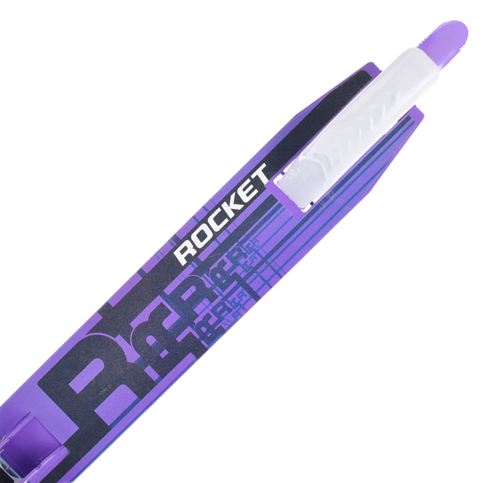 Фото к товару Самокат 2-х колесный ROCKET,колеса PU/ 200 мм,ABEC 7, сиреневый Самокат 2-х колесный ROCKET,колеса PU/ 200 мм,ABEC 7, сиреневый