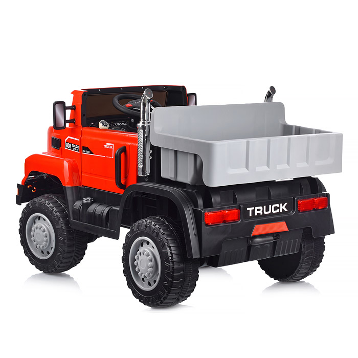 Электромобиль U023478Y "Супер Трак" на аккумуляторе, с р/у управлением, в коробке (красный)