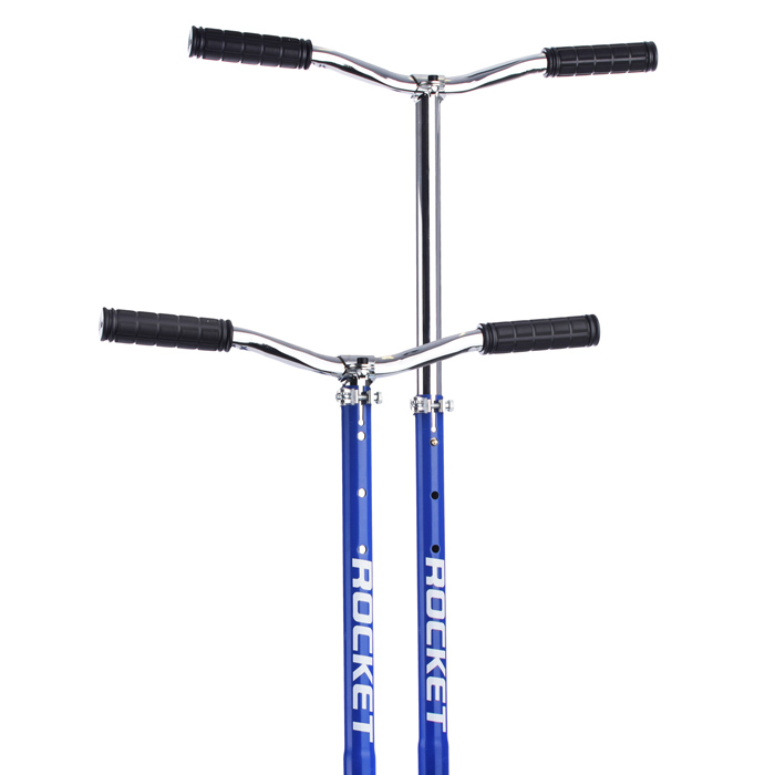 Фото к товару Самокат 2-х колесный ROCKET,колеса PU/ 200 мм,ABEC 7, синий Самокат 2-х колесный ROCKET,колеса PU/ 200 мм,ABEC 7, синий