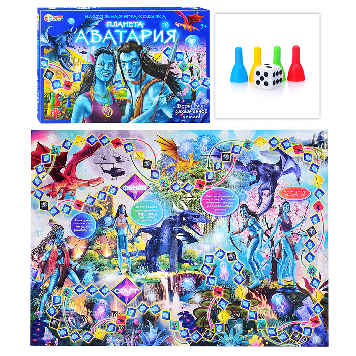 Настольная игра-ходилка "Планета Аватария"