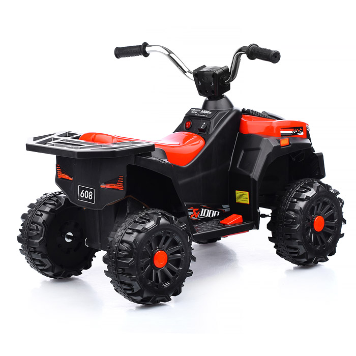 Фото к товару Квадроцикл U023389Y "Guadrokids" на аккумуляторе, одноместный (красный) Квадроцикл U023389Y "Guadrokids" на аккумуляторе, одноместный (красный)