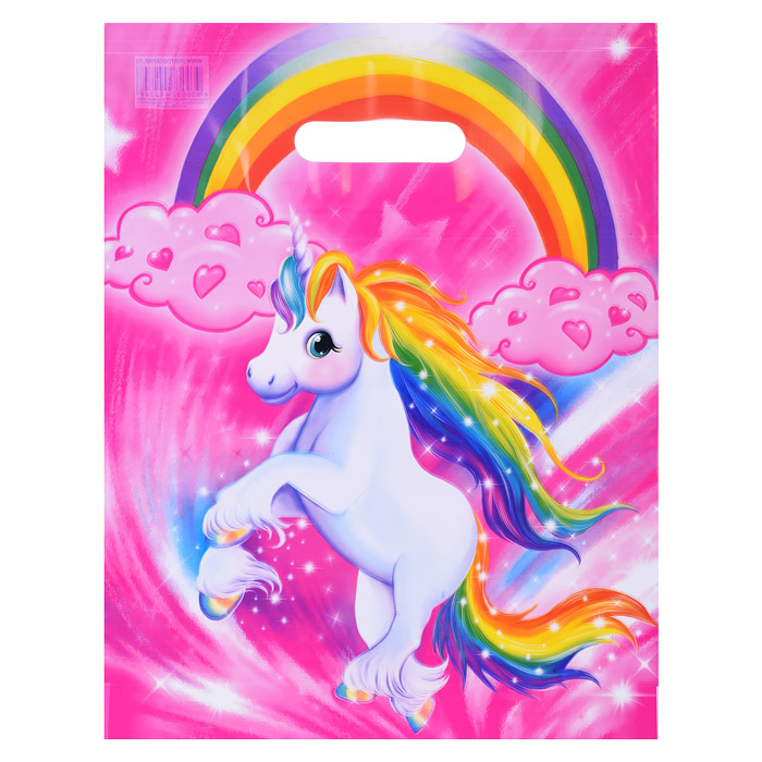 Пакет ПЭ с вырубной ручкой 30х40 "Единорог" Пакет ПЭ с вырубной ручкой 30х40 "Единорог"