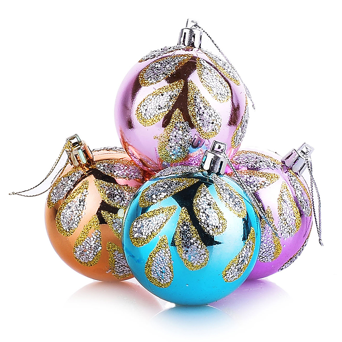 Набор шаров S0162 "Энергия праздника" (6см) в пакете 