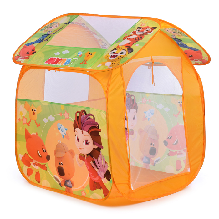 Палатка детская игровая "Мульт" 83х80х105см, в сумке 