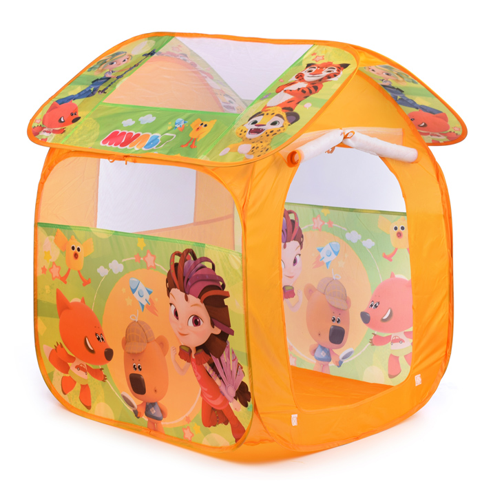 Фото к товару Палатка детская игровая "Мульт" 83х80х105см, в сумке Палатка детская игровая "Мульт" 83х80х105см, в сумке