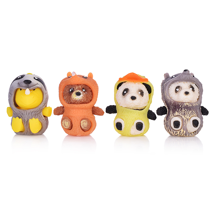 Игрушка-антистресс 00-3401 "Зверек в комбинезоне"