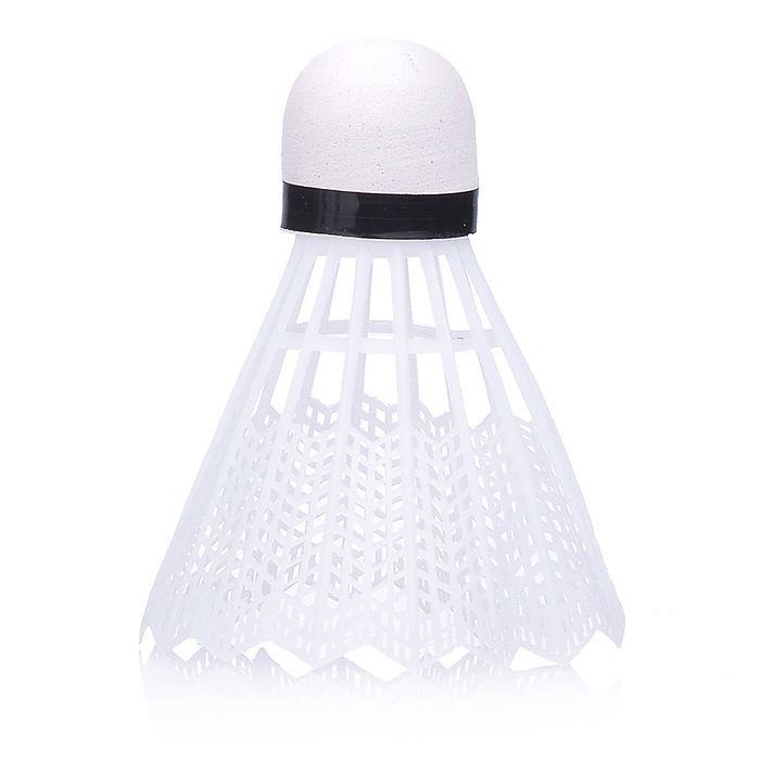 Фото к товару Набор воланчиков, белый, 3 шт, в тубе Набор воланчиков, белый, 3 шт, в тубе