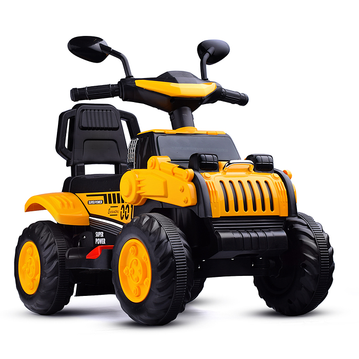 Электромобиль U014105Y "Cross" на аккумуляторе, в коробке (желтый)