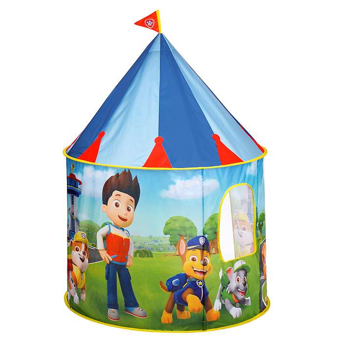 Фото к товару Палатка детская игровая "Щенячий Патруль" 100х135х100см, в сумке Палатка детская игровая "Щенячий Патруль" 100х135х100см, в сумке