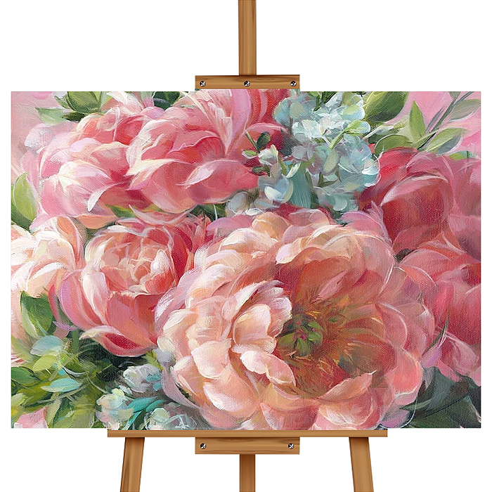 Мозаика алмазная MKA5040-38 "Красивый букет" 40*50см.