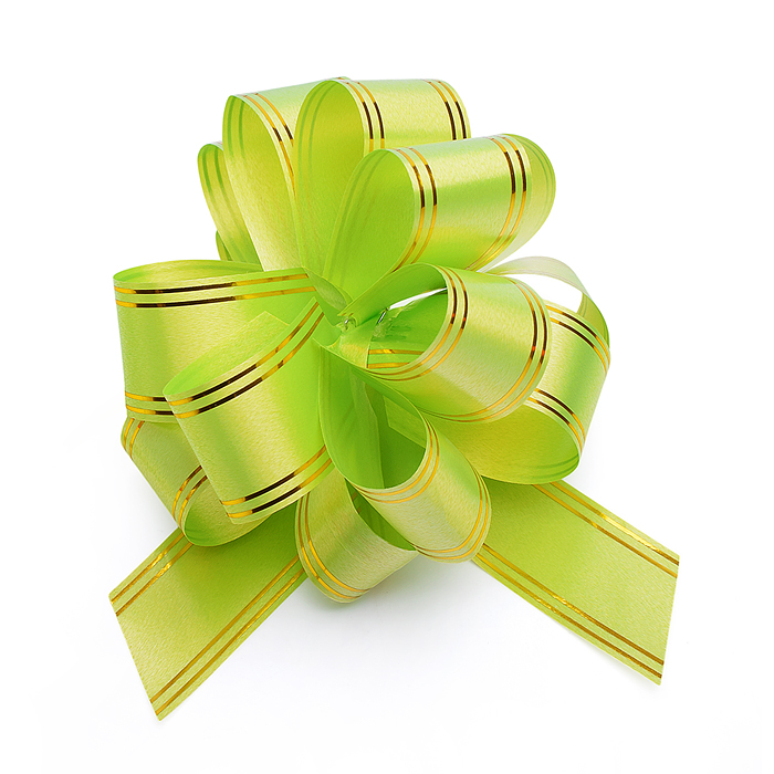 Бант-Шар 3,2см золотая полоса 