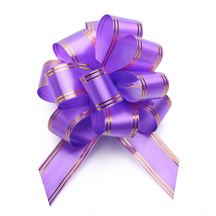 Бант-Шар 3,2см золотая полоса 