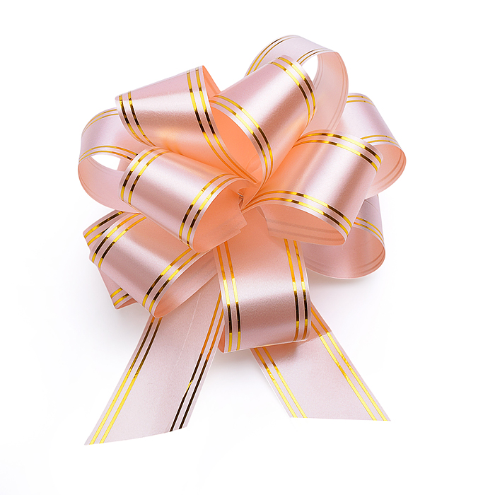 Бант-Шар 3,2см золотая полоса 
