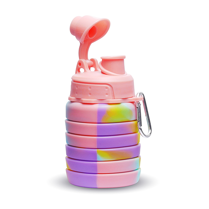 Фото к товару Бутылка 00-7707 силиконовая, складная 500 мл. Бутылка 00-7707 силиконовая, складная 500 мл.