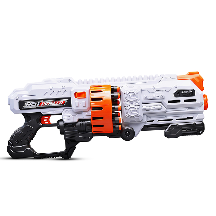 Фото к товару Бластер BIG517 "Нейтро-Шторм" с полимерными пулями, в коробке Бластер BIG517 "Нейтро-Шторм" с полимерными пулями, в коробке