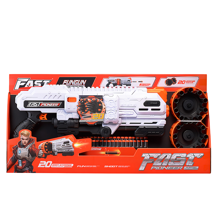 Фото к товару Бластер BIG517 "Нейтро-Шторм" с полимерными пулями, в коробке Бластер BIG517 "Нейтро-Шторм" с полимерными пулями, в коробке