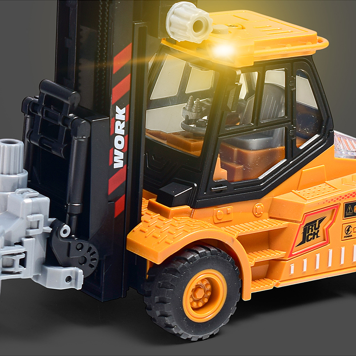 Машина KLX900-34 "Вилочный погрузчик 3" 1:43 ( свет,звук) в крорбке