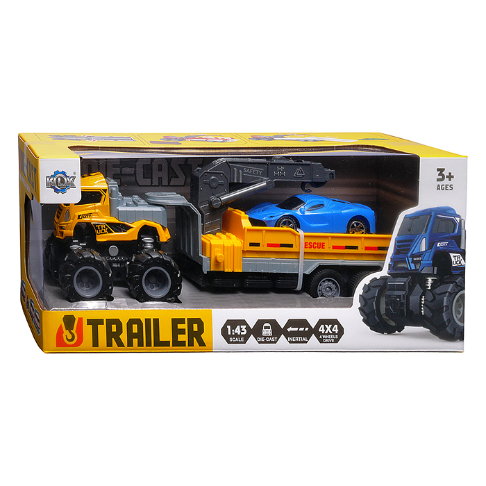 Машина KLX600-379 "Мега Кран" в коробке