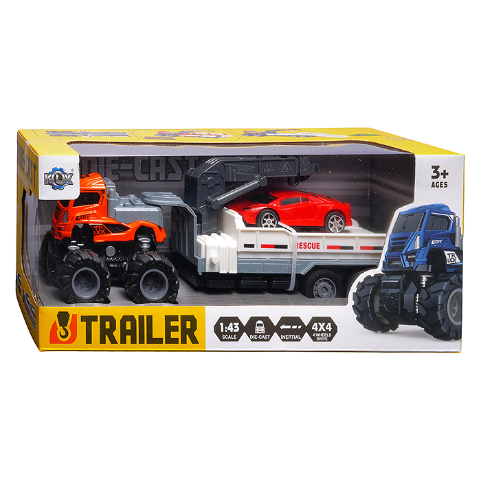 Машина KLX600-379 "Мега Кран" в коробке