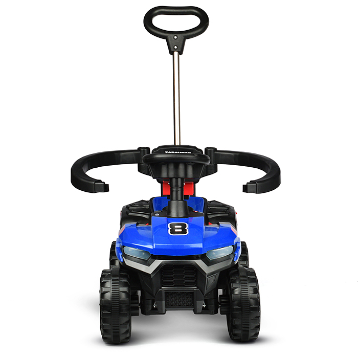 Квадроцикл U014102Y "Муви" с родительской ручкой, на аккумуляторе 6V. синий