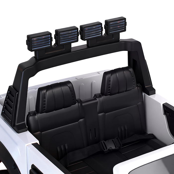 Электромобиль U023438Y "Мощность скорости" на аккумуляторе, с р/у управлением, в коробке (белый)