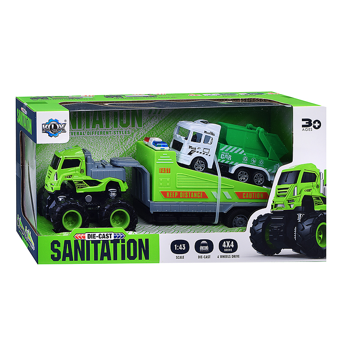 Машина KLX600-354 "Аварийный прицеп" в коробке