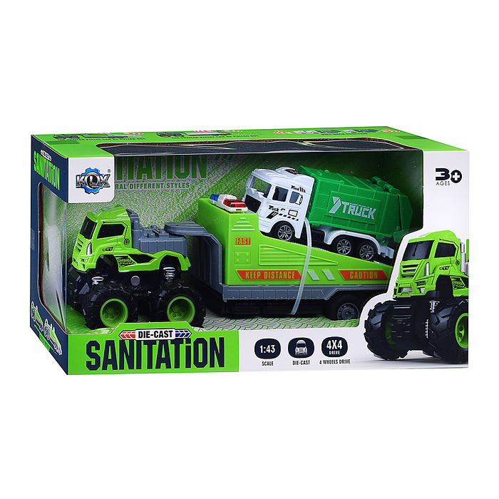 Машина KLX600-354 "Аварийный прицеп" в коробке