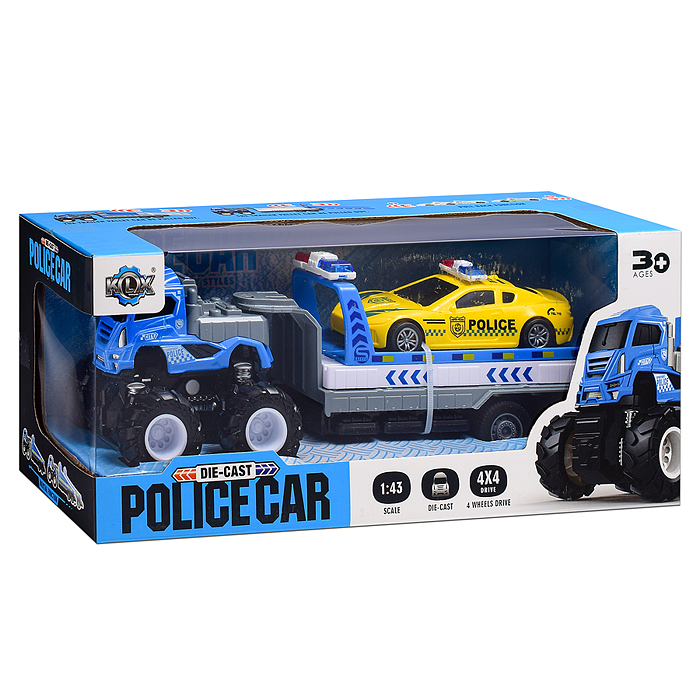 Машина KLX600-351 "Полицейский спасатель" в коробке