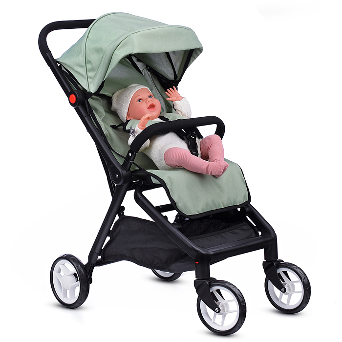 Фото к товару Коляска для кукол 9699 прогулочная, складная, с корзиной, цвет хакки Коляска для кукол 9699 прогулочная, складная, с корзиной, цвет хакки