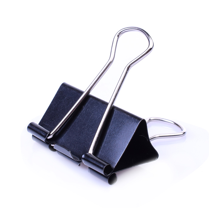 Фото к товару Зажим для бумаг "Attomex" металлический (41 мм) толщина скрепления до 17 мм, черный, 12 шт в картонн Зажим для бумаг "Attomex" металлический (41 мм) толщина скрепления до 17 мм, черный, 12 шт в картонн