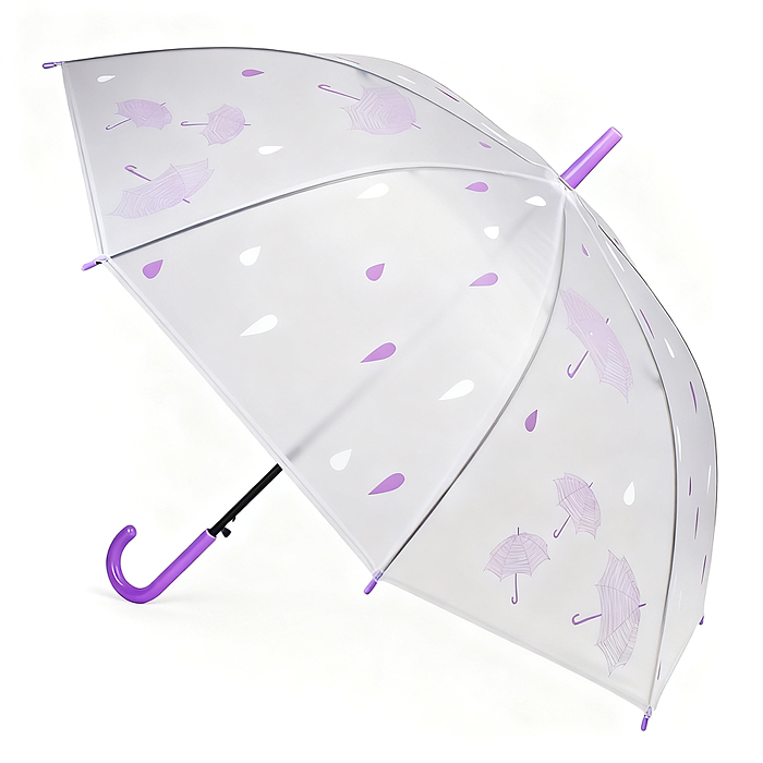 Зонт детский 00-7918 "Осенний дождик" (55см.)